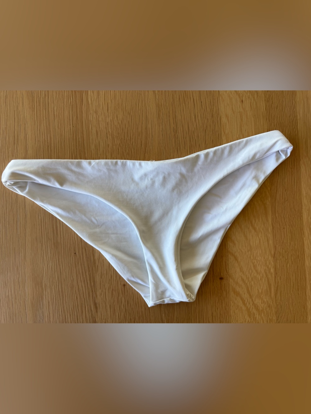 l*space NWOT White Bikini Bottom Classic Silhouette Size M